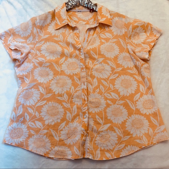 orange tommy bahama shirt